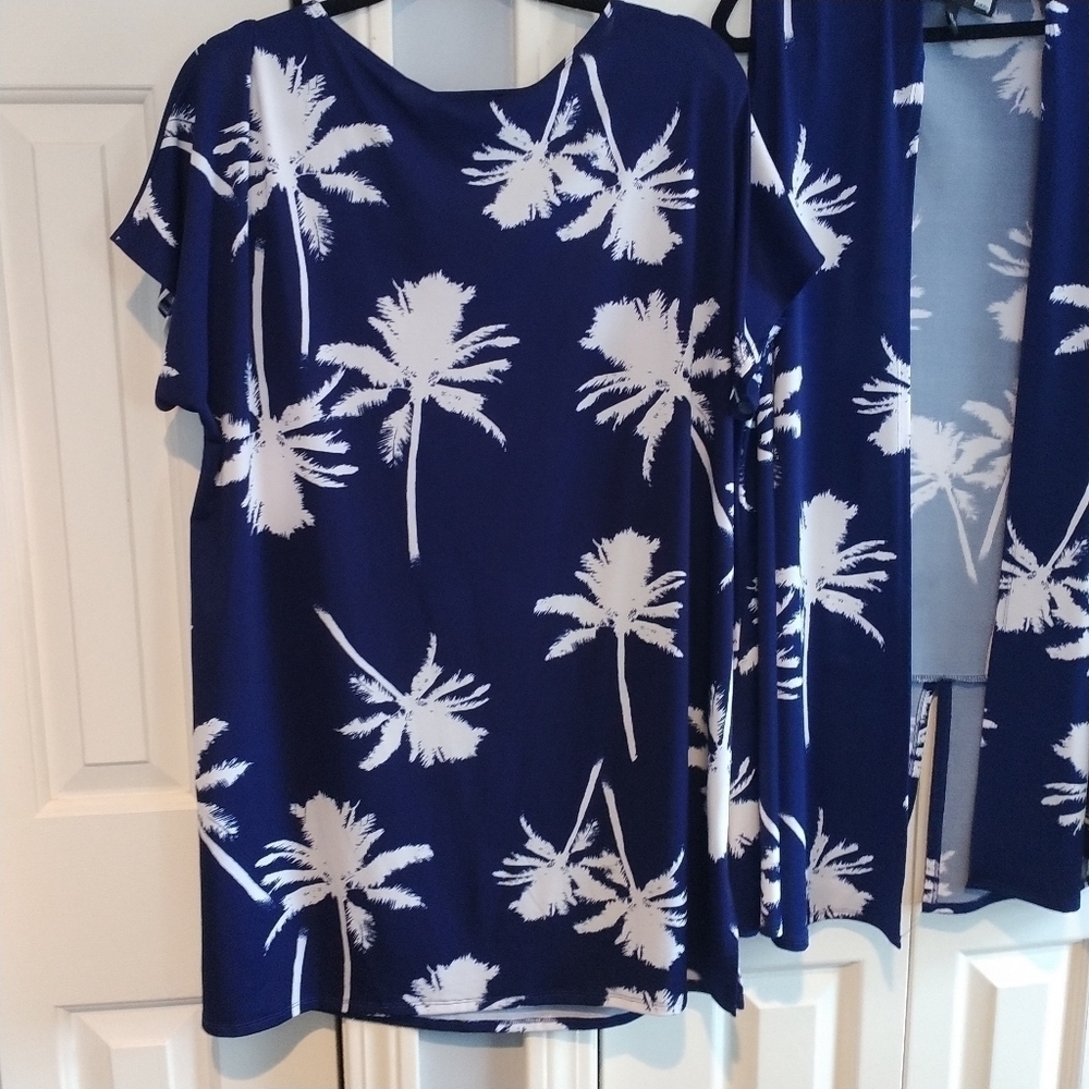 Antthony Original Two Piece Tunic Top and Duster Cardigan XL - Picture 4 of 12